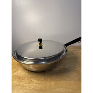 Vintage Signature Prestige 18-8 Tri-Ply Stainless Steel 12 Inch Skillet Lid USA
